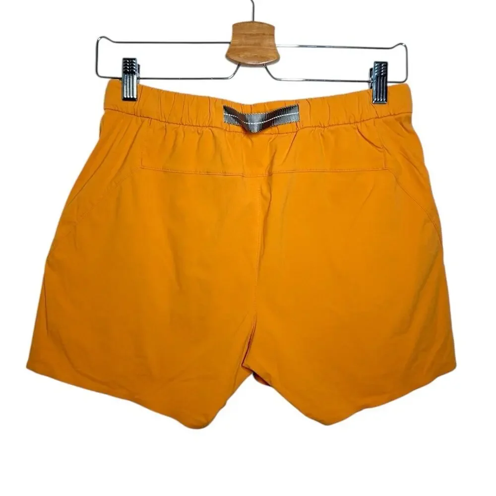 Lululemon Lab Tangerine Orange Outdoor Indoor Kosaten Shorts - 6